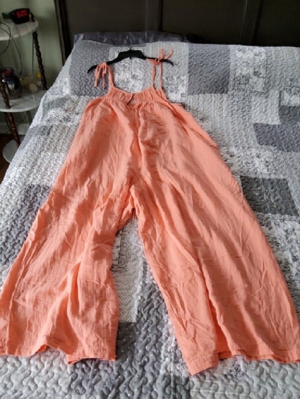 Lane Bryant Peach Wide-Leg Jumpsuit - Picture 6 of 6